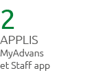 2    APPLIS MyAdvans et Staff app