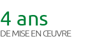4 ans de mise en uvre