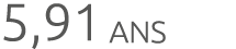 5,91 ans