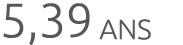 5,39 ans