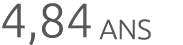 4,84 ans