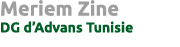 Meriem Zine DG d’Advans Tunisie