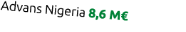 Advans Nigeria 8,6 M€