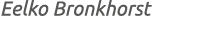 Eelko Bronkhorst 