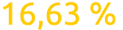 16,63 %
