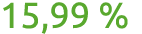 15,99 %