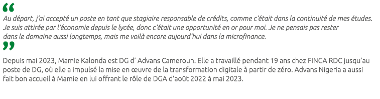  Au d part, j’ai accept un poste en tant que stagiaire responsable de cr dits, comme c’ tait dans la continuit  de m...